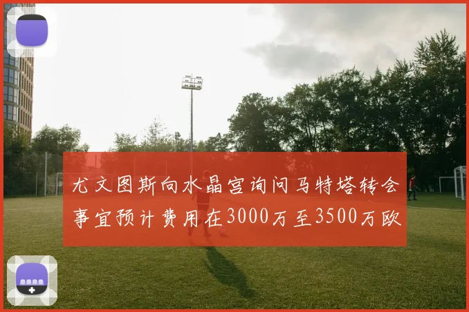 尤文图斯向水晶宫询问马特塔转会事宜预计费用在3000万至3500万欧元之间